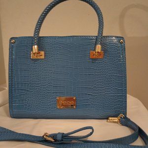 BEBE VEGAN LEATHER CROSSBODY BAG